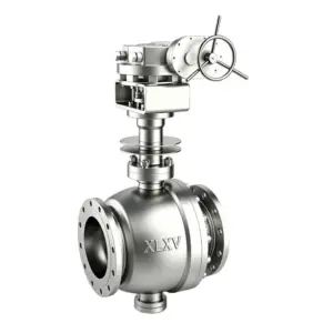 Five-Eccentric Zero-Friction Wear-Resistant C-Type Ball Valve