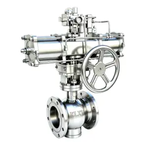 Flanged Pneumatic Eccentric Half Ball Valve