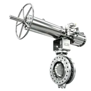 Pneumatic ASME Flanged Butterfly Valve