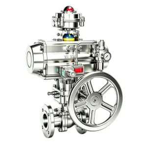 Pneumatic Ball Valve with Handwheel