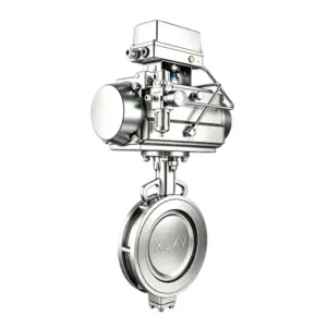 Pneumatic Double-offset Wafer Butterfly Valve