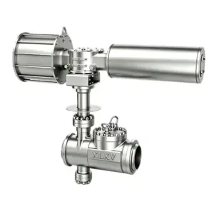 Pneumatic Five-offset Cryogenic Butterfly Valve
