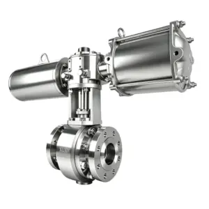 Pneumatic Flanged HP Ball Valve