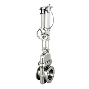 Pneumatic Flat Gate Valve, Non-bleed Hole