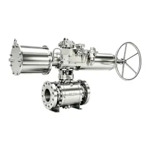 Pneumatic HP Ball Valve with Handwheel