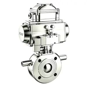 Pneumatic Jacketed Ball Valve