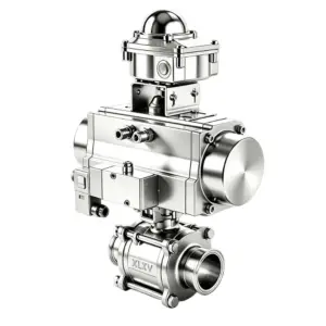 Pneumatic Sanitary Ball Valve TC Air-Actuated Mod