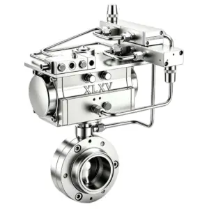 Pneumatic Sanitary Quick-clamp Butterfly Valve