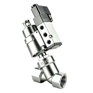 Pneumatic Threaded On-Off Angle Seat Valve