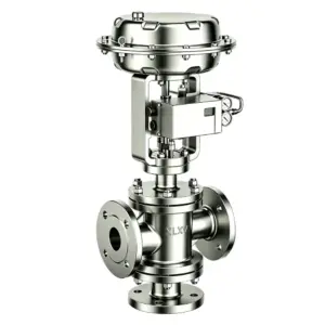 Pneumatic Three way Control Valve