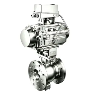 Pneumatic V-port Control Ball Valve