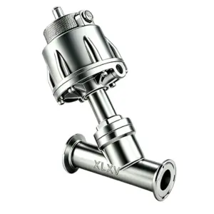 Quick Clamp Pneumatic Angle Seat Valve - B