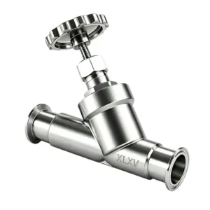 Sanitary Tri-Clamp Manual Angle Seat Valve