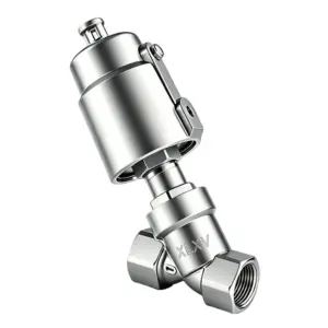 Threaded Pneumatic Angle Seat Valve - A