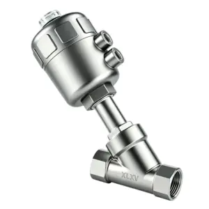Threaded Type Pneumatic Angle Seat Valve - C