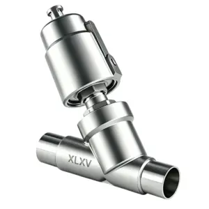 Welded Pneumatic Angle Seat Valve - A