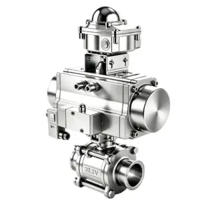 Pneumatic Sanitary Ball Valve TC Air-Actuated Mod
