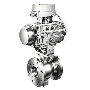 Pneumatic V-port Control Ball Valve