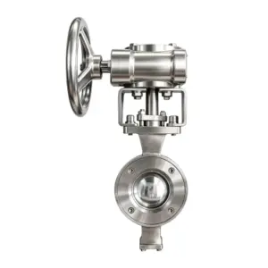 Manual Wafer V-Port Ball Valve | V-Type Flow Control Ball Valve